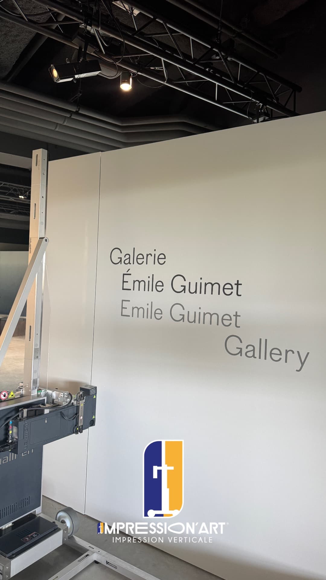 Signalétique murale imprimée directement sur le mur par Impression'Art — photo 1